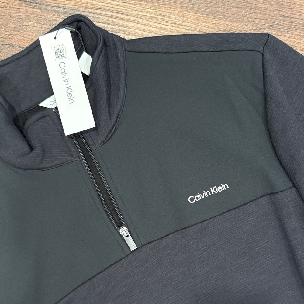 Calvin Klein Black Long-Sleeve Pullover - Picture 3 of 5